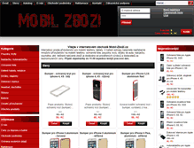 Tablet Screenshot of mobil-zbozi.cz